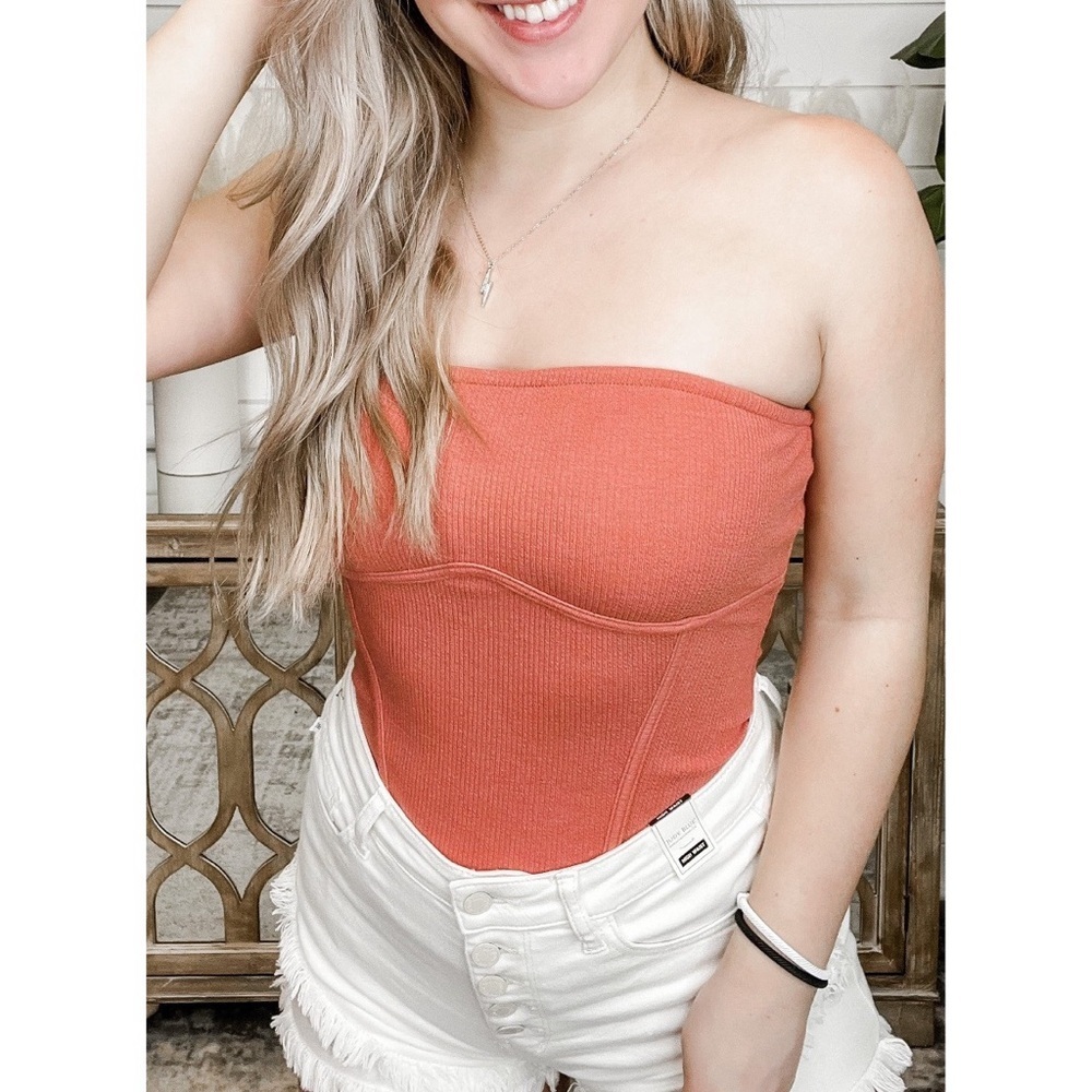 White Birch strapless contoured bodysuit